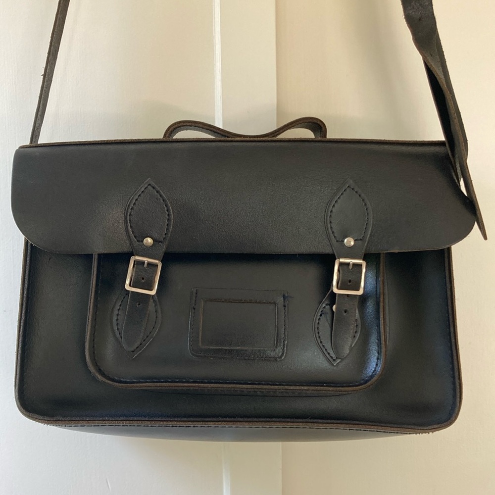 Cambridge satchel Classic Black Leather Satchel
